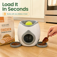 FetchBot 2-in-1 - Ball Launcher & Treat Machine