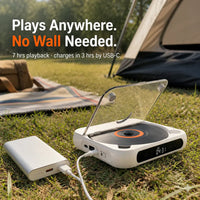 RetroSpin - Bluetooth Portable CD Player