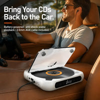 RetroSpin - Bluetooth Portable CD Player