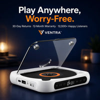 RetroSpin - Bluetooth Portable CD Player