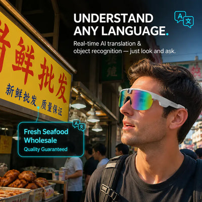 SnapShades Pro - AI Camera Sunglasses