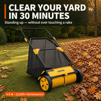 YardSweep Pro - 30-Inch Push Lawn Sweeper