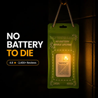 SaltGlow - Salt Water Powered Lantern