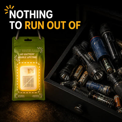 SaltGlow - Salt Water Powered Lantern