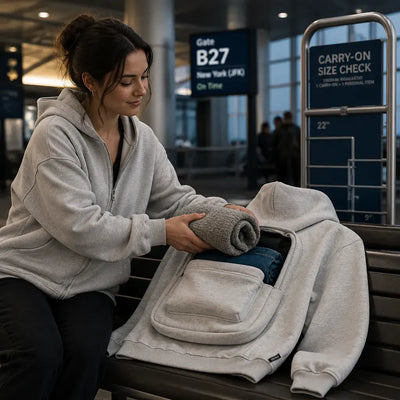 NomadHood - 2-in-1 Travel Backpack Hoodie