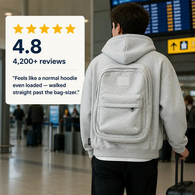 NomadHood - 2-in-1 Travel Backpack Hoodie