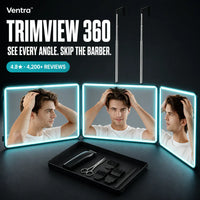 TrimView 360 - LED Self-Haircut Mirror