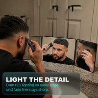 TrimView 360 - LED Self-Haircut Mirror