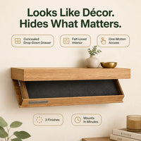 VaultShelf - Hidden Compartment Floating Shelf