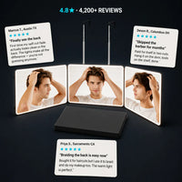 TrimView 360 - LED Self-Haircut Mirror