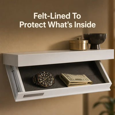VaultShelf - Hidden Compartment Floating Shelf