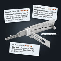 LockCraft 2-in-1 - Precision Lock Pick Set