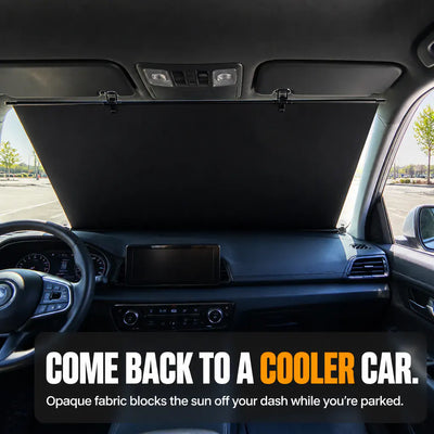 ShadeRoll - Retractable Windshield Sunshade