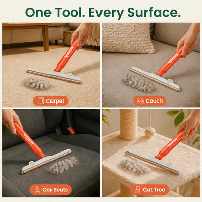 FurRake - Premium Pet Hair Carpet Comb