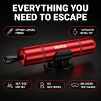 SafeStrike 2-in-1 - Car Escape Tool