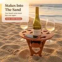 PicnicPal - Folding Wine & Snack Table