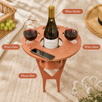 PicnicPal - Folding Wine & Snack Table