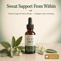 Stay Dry - Anti-Sweat Sage & Salvia Drops