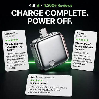ChargeGuard - Auto Cut-Off Fast Charging Adapter