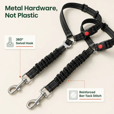 SafeRide - Bungee Dog Car Seat Belt