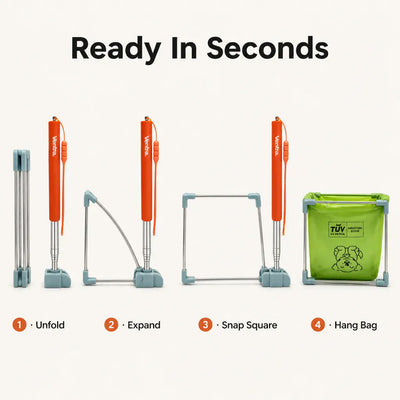 PoopCatch - Hands-Free Dog Waste Catcher