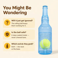 BrewChew - Squeaky Beer Bottle Dog Toy