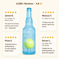 BrewChew - Squeaky Beer Bottle Dog Toy
