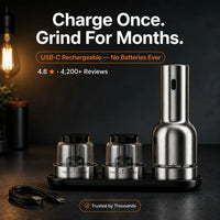 GourmetMill - Electric Salt & Pepper Grinder