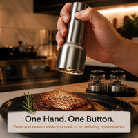 GourmetMill - Electric Salt & Pepper Grinder