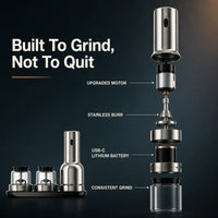 GourmetMill - Electric Salt & Pepper Grinder