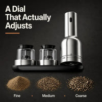 GourmetMill - Electric Salt & Pepper Grinder