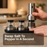 GourmetMill - Electric Salt & Pepper Grinder