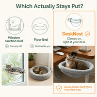 DeskNest - Folding Cat Desk Hammock