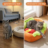 The Hot Dog Bed - Plush Pet Cushion