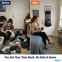 HoopHamper - Basketball Door Laundry Hamper