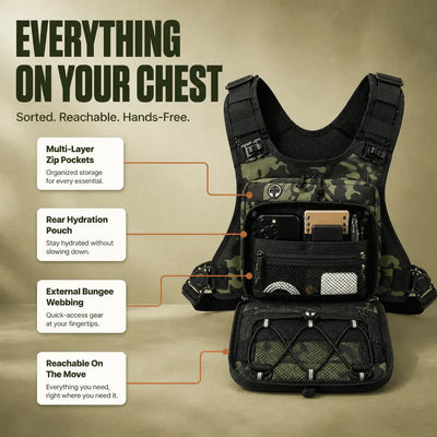 RunVest - Lightweight Hydration Chest Pack