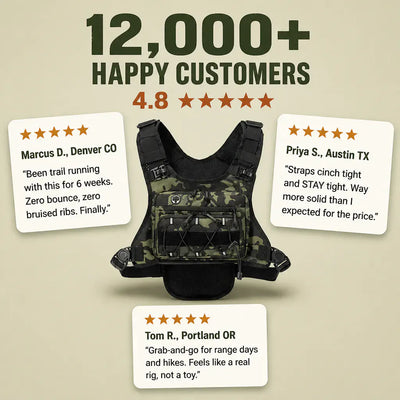 RunVest - Lightweight Hydration Chest Pack