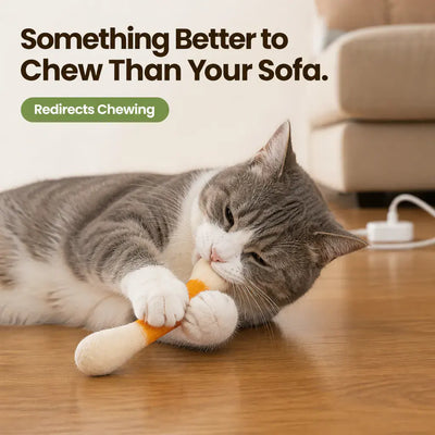 MegaSwabs - Giant Cotton Swab Cat Toys (6-Pack)