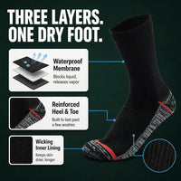 AquaSocks - Waterproof Breathable Hiking Socks