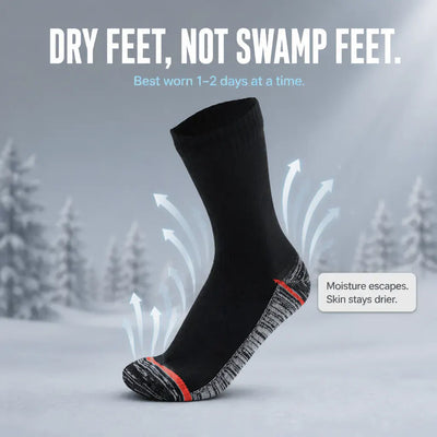 AquaSocks - Waterproof Breathable Hiking Socks