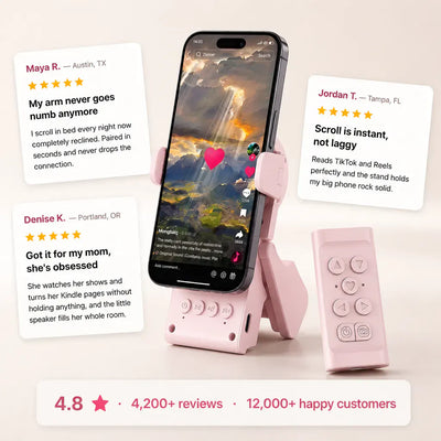 ScrollMate - Wireless Phone Remote & Stand