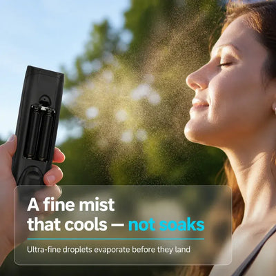 BreezeBrella - Fan & Mist Cooling Umbrella