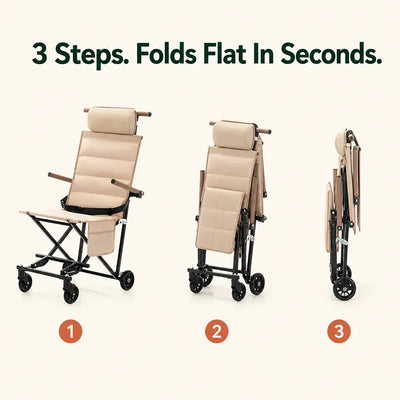 TrolleyChair 2-in-1 - Cart & Recliner