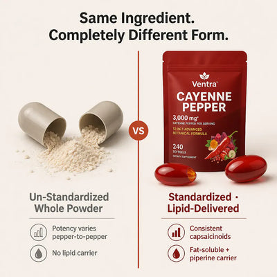 Ventra - Cayenne Pepper Softgels