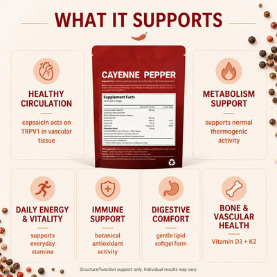 Ventra - Cayenne Pepper Softgels