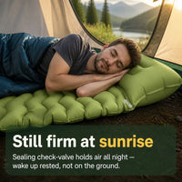 PumpRest - Camping Mattress with Built-In Foot Pump