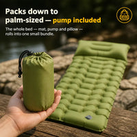 PumpRest - Camping Mattress with Built-In Foot Pump