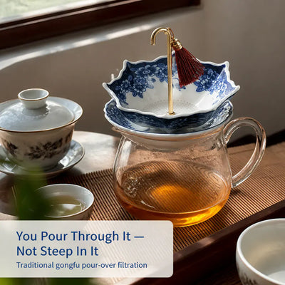The Umbrella Tea Strainer - Ceramic Filter