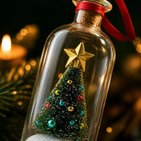 The Message Bottle - Recordable Christmas Ornament