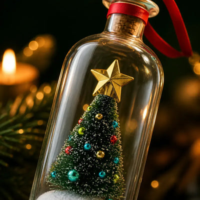The Message Bottle - Recordable Christmas Ornament